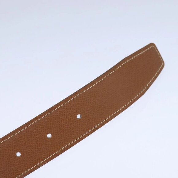 HERMES Belt Leather 29.5"""""""""""""""""""""""""""""""" Brown Auth - Picture 9 of 15